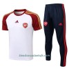 Camiseta De Entrenamiento Arsenal 2022-23 Roja Blanca - Hombre